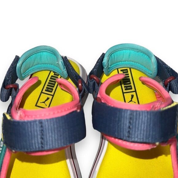 Puma Future Rider Sandals "Multicolor" Youth 4 Women's 5.5 - Picture 10 of 10
